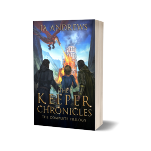 The Keeper Chronicles Trilogy Omnibus Signed Paperback - original cover